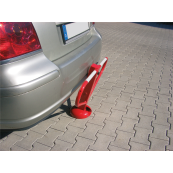 Collision-proof | barrier post foldable | with Euro profile | cylinder lock | without eyelet